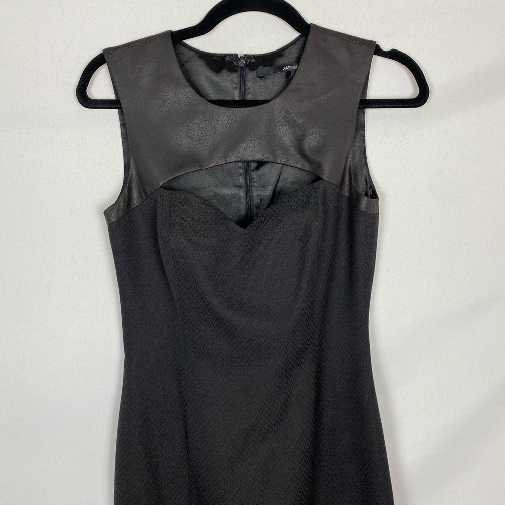 Jay Godfrey Black Chest Cutout Dress - Picture 5 of 10